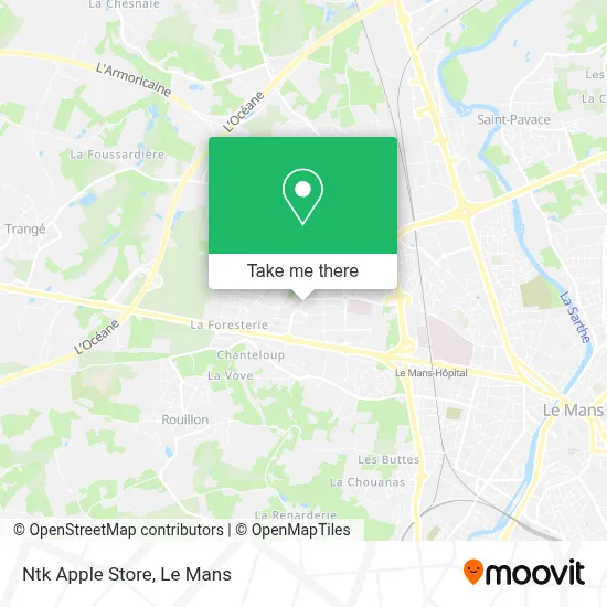 Ntk Apple Store map