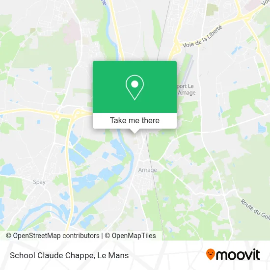 School Claude Chappe map