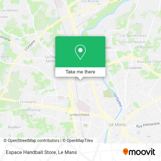Espace Handball Store map
