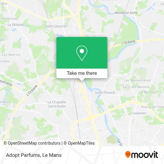 Adopt Parfums map
