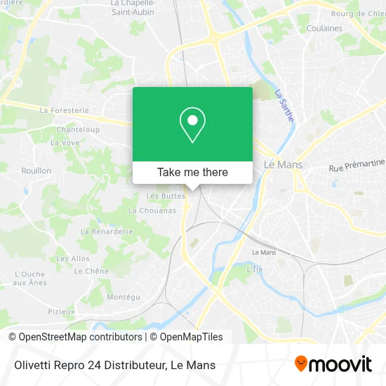 Olivetti Repro 24 Distributeur map