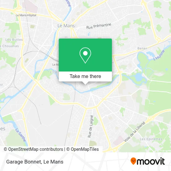 Garage Bonnet map