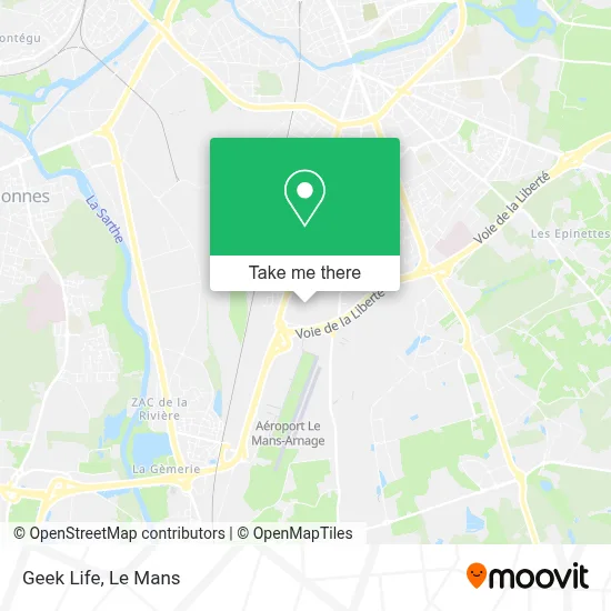 Geek Life map