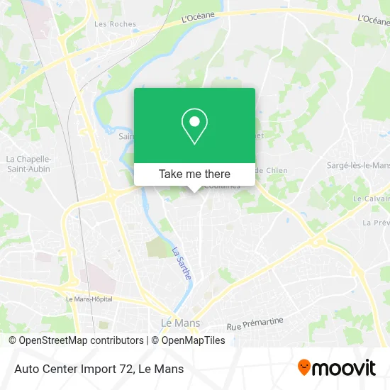 Auto Center Import 72 map
