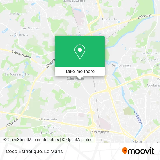 Coco Esthetique map