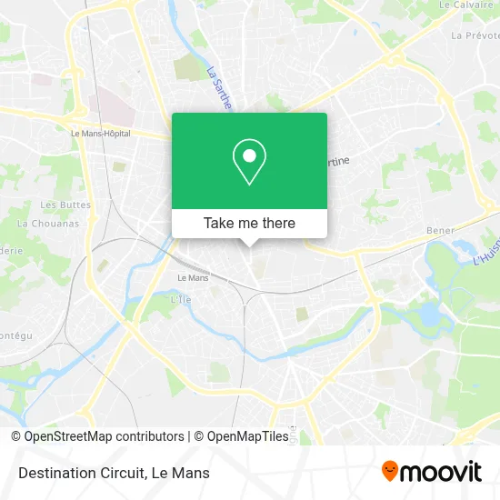Destination Circuit map