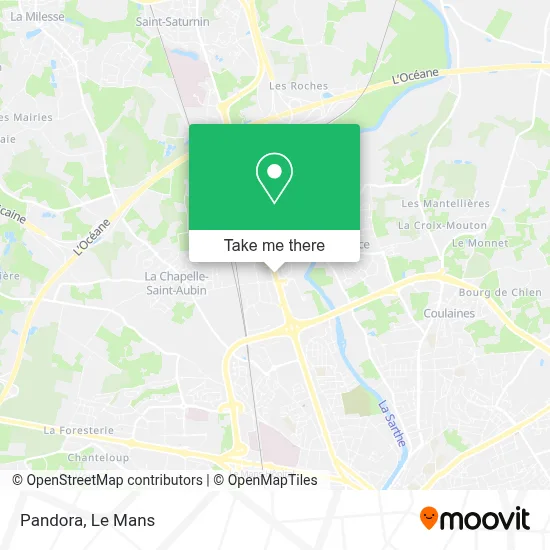 Pandora map