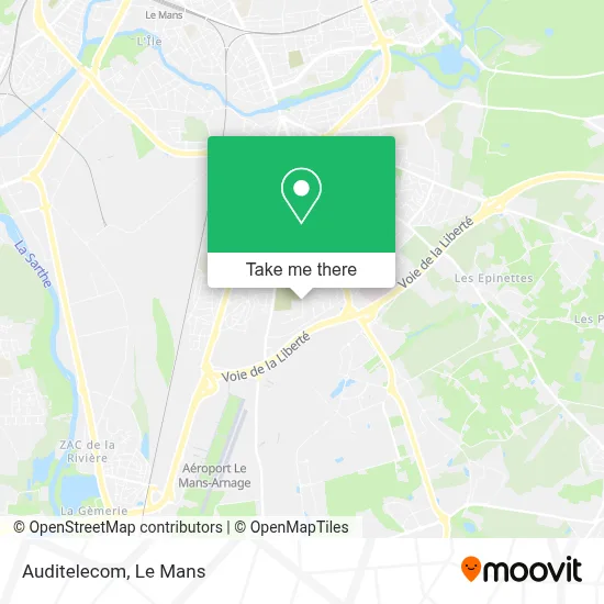 Auditelecom map