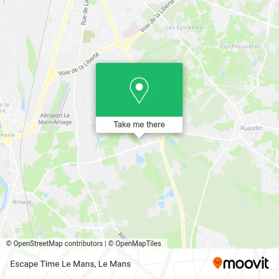 Escape Time Le Mans map