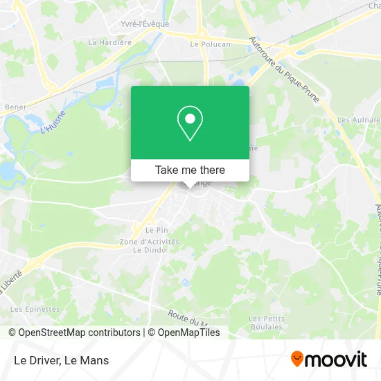 Le Driver map