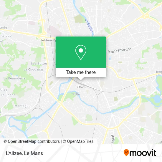 L'Alizee map