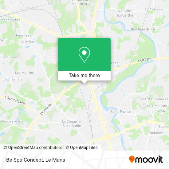 Be Spa Concept map