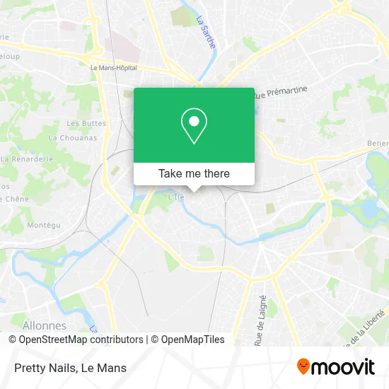 Pretty Nails map