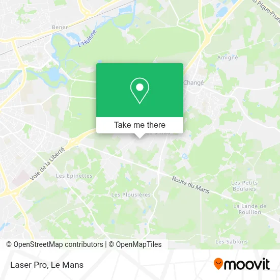 Laser Pro map