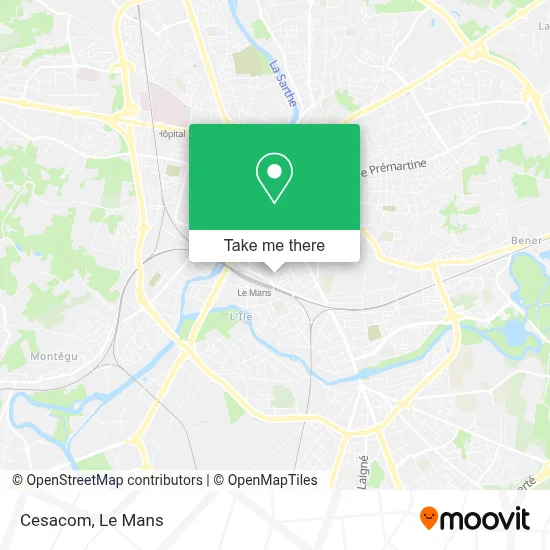 Cesacom map