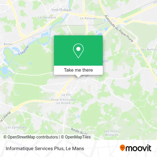 Informatique Services Plus map