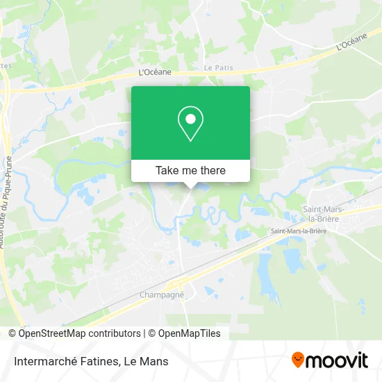 Intermarché Fatines map