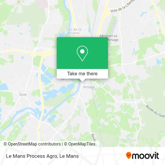 Le Mans Process Agro map