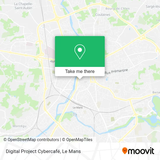 Digital Project Cybercafé map