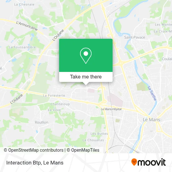 Interaction Btp map