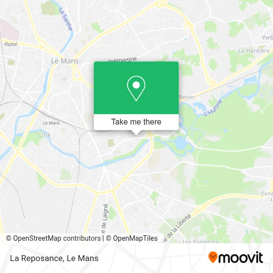La Reposance map