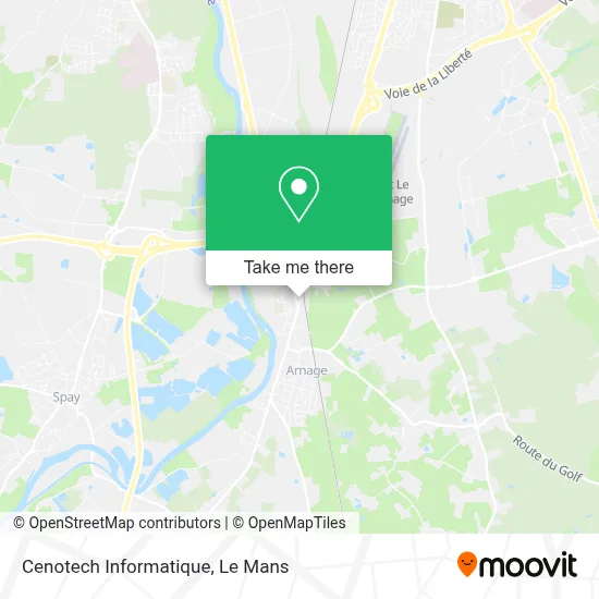 Cenotech Informatique map