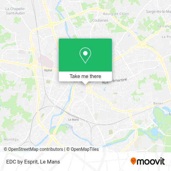 Edc by Esprit map