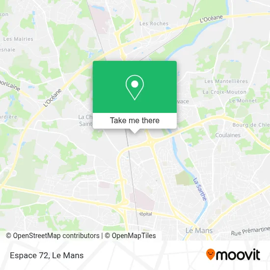 Espace 72 map