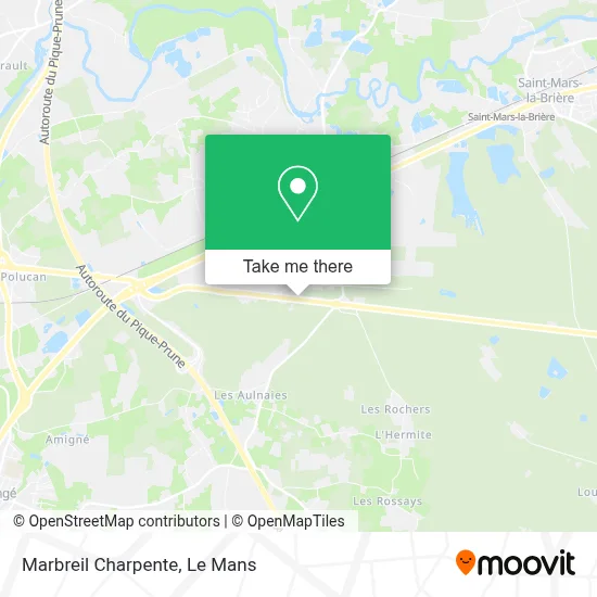 Marbreil Charpente map
