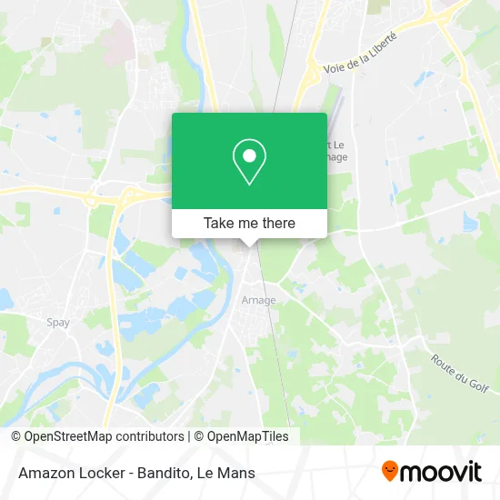 Amazon Locker - Bandito map