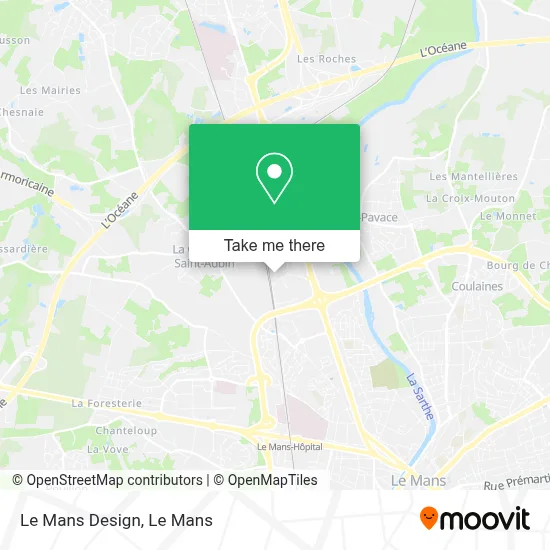 Le Mans Design map