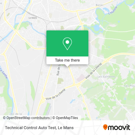 Technical Control Auto Test map