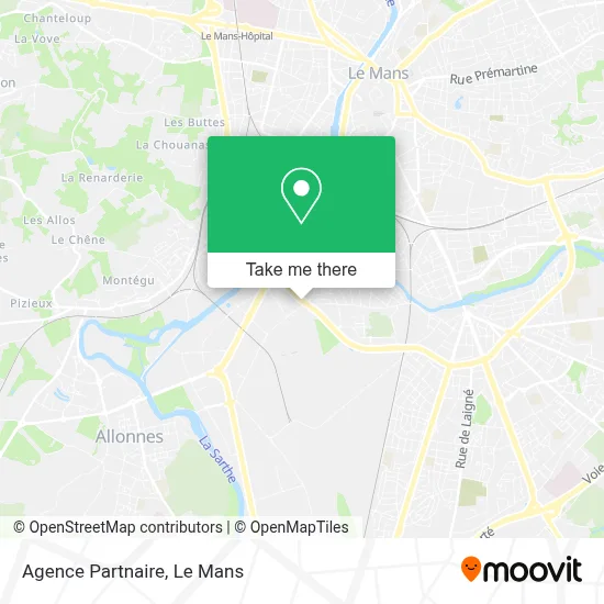 Agence Partnaire map