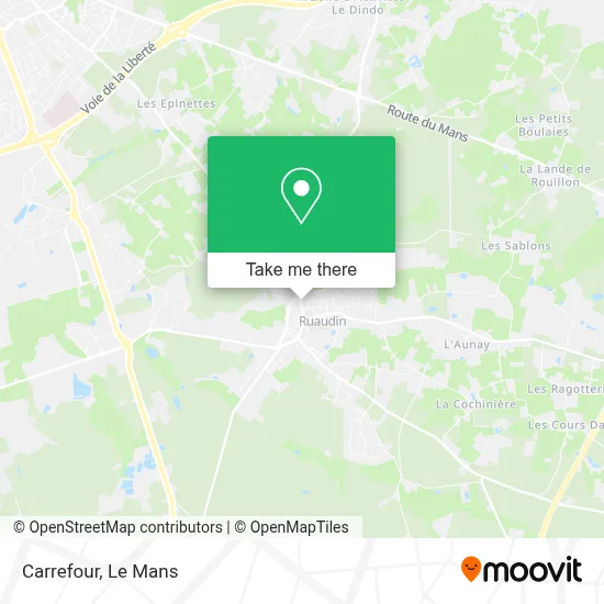 Carrefour map