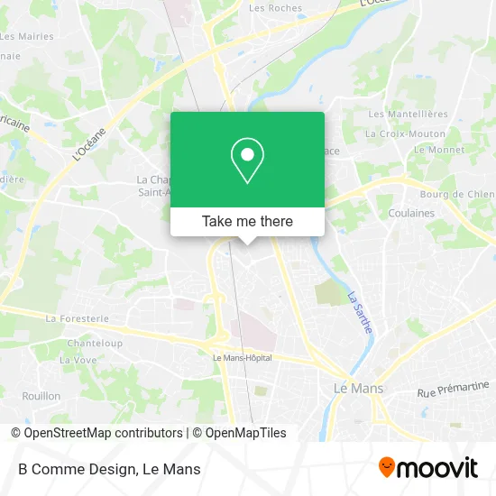B Comme Design map