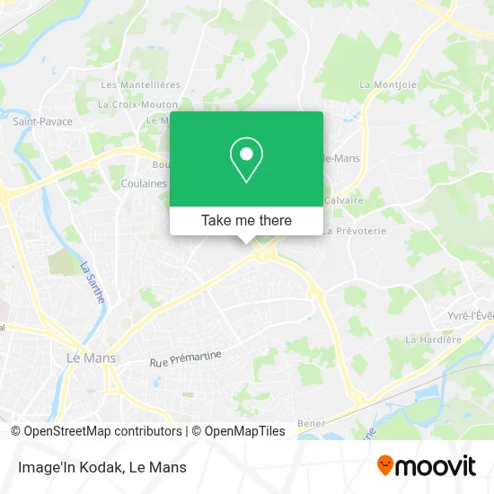 Image'In Kodak map
