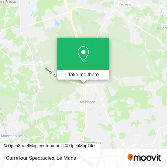 Carrefour Spectacles map