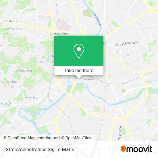 Stmicroelectronics Sa map