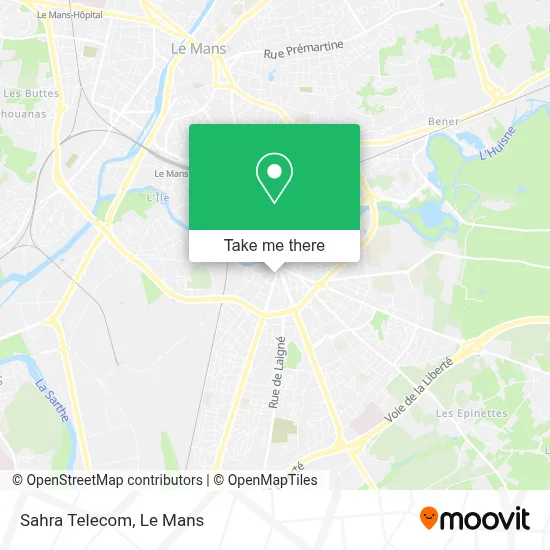 Sahra Telecom map