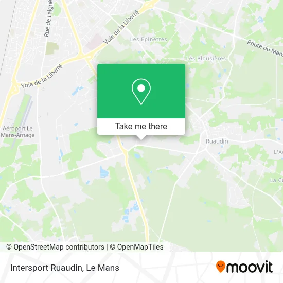 Intersport Ruaudin map