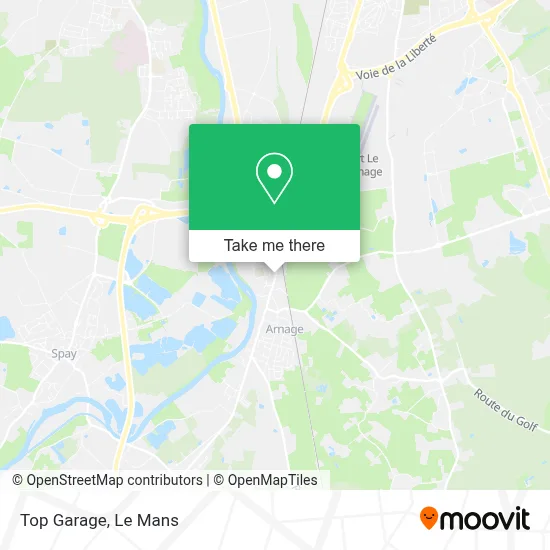 Top Garage map