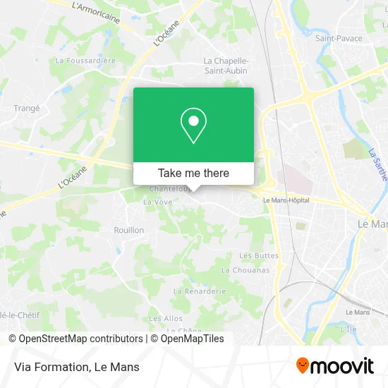 Via Formation map
