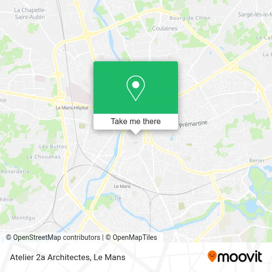 Atelier 2a Architectes map