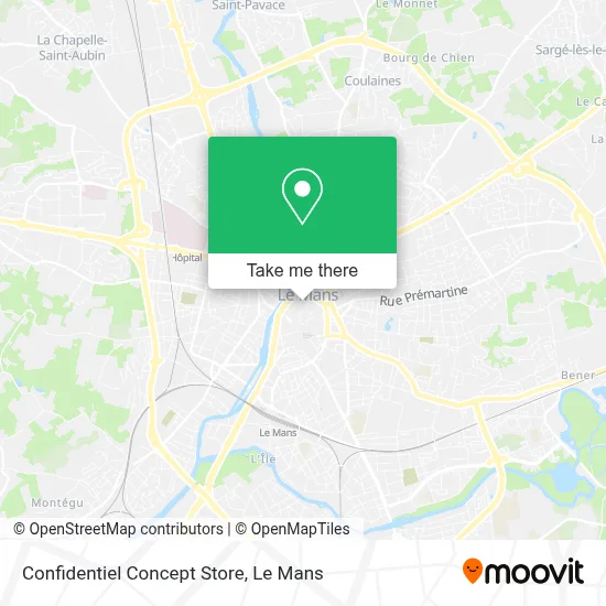 Confidentiel Concept Store map