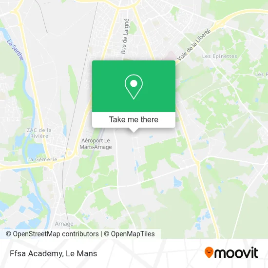Ffsa Academy map