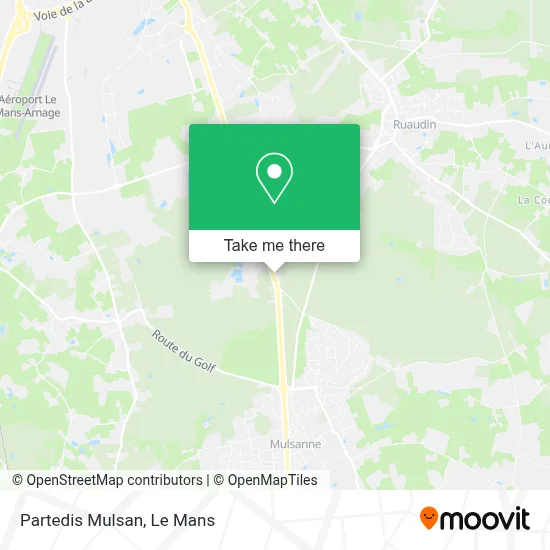Partedis Mulsan map