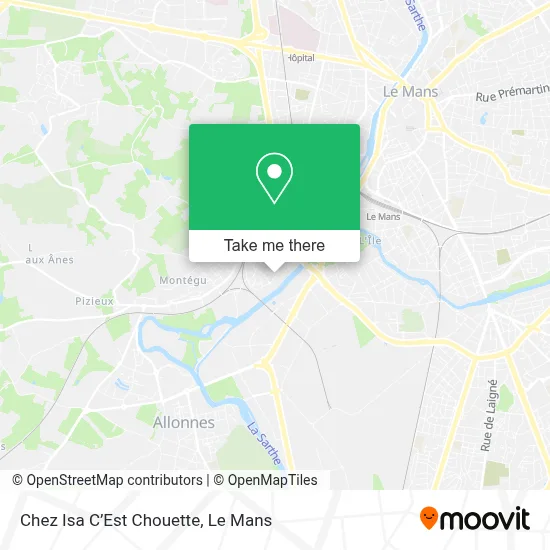 Chez Isa C’Est Chouette map