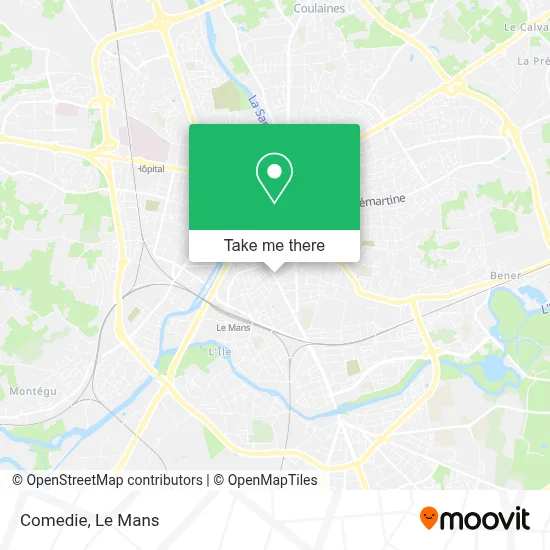 Comedie map