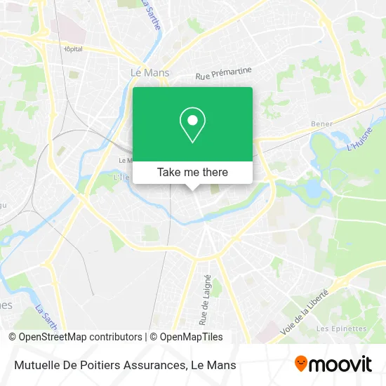 Mutuelle De Poitiers Assurances map
