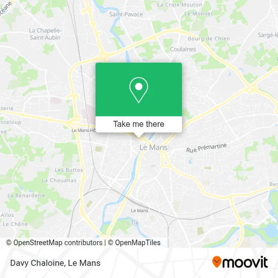 Davy Chaloine map